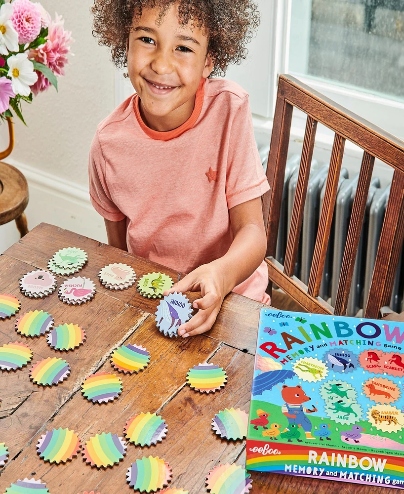Eeboo Rainbow Memory Matching Game