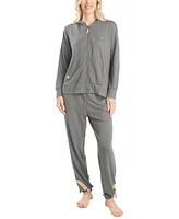 Ocean Pacific Women's Day Breakers Hoodie Pj Set