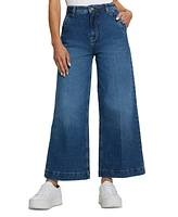 Guess Women's Dakota High-Rise Wide-Leg Jeans