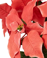 Northlight Dark Pink Artificial Christmas Poinsettia 27.5"