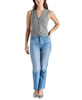 Steve Madden Women's Barett Pinstripe Vest