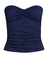 Lands' End Women's Bandeau Tankini Swimsuit Top