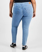 Levi's Trendy Plus 314 Mid-Rise Shaping Straight-Leg Jeans