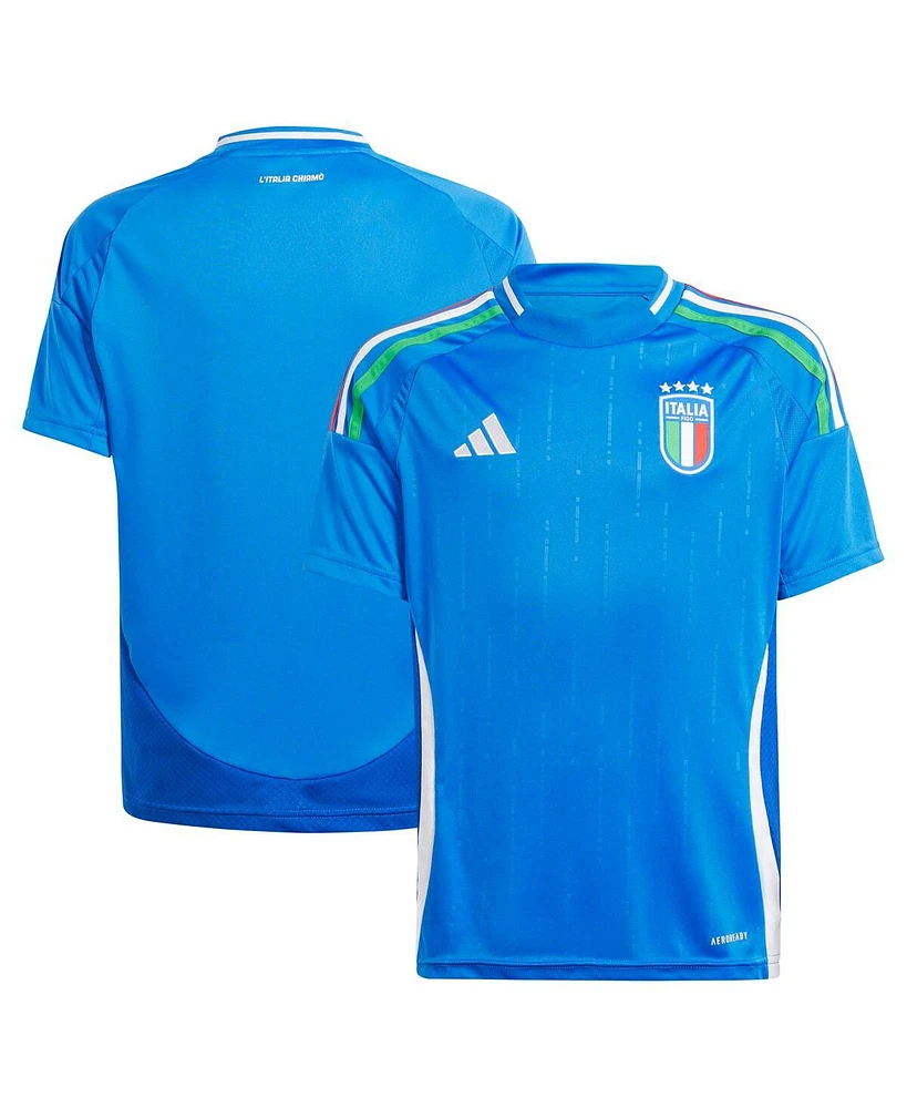 Adidas Big Boys and Girls Italy National Team 2024 Home Replica Jersey