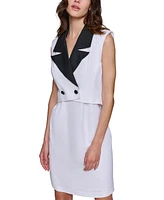 Karl Lagerfeld Paris Women's Jacket & Square-Neck Dress