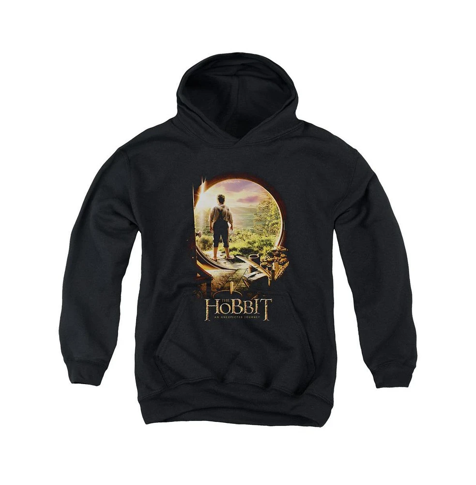 The Hobbit Boys Youth Door Pull Over Hoodie / Hooded Sweatshirt