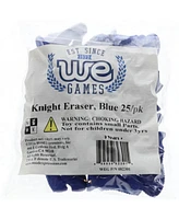 We Games Blue Knight Chess Erasers - Bulk Pack of 25