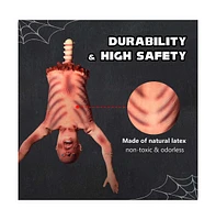 Yescom 37" Animated Halloween Prop Half Body Skinned Hanging Corpse Torso Haunted House Decor 2024