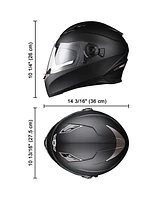 Ahr Run-F1 Dot Motorcycle Full Face Helmet Dual Visors Abs Street Bike Motorbike Touring Sports