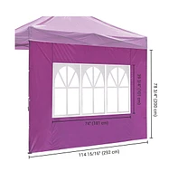 InstaHibit Universal Window Sidewall UV30+ Fits 10x10ft Canopy Shelter 1 Piece