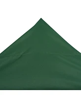 Yescom 117"x117" Canopy Top Replacement Green for Smaller 10'x10' Single-Tier Gazebo Cover Patio Garden Outdoor