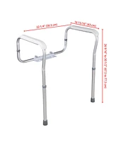 Yescom Toilet Safety Rails Frame Adjustable, Elderly Assistance Products Handles for Seniors Disabled