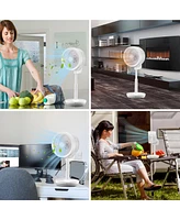 Air Circulator Fan Pedestal Fan Adjustable Remote Cooling Fan Bedroom Office