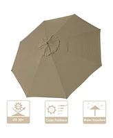 13 Ft Patio Umbrella Replacement Canopy Market Table Top Outdoor Beach Garden