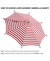 13 Ft Patio Umbrella Replacement Canopy Market Table Top Outdoor Sunshade Cover