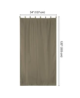 Yescom 54"x120" Outdoor Curtain Panel Tab Top UV30+ Porch Pergola Backyard Piece