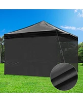 InstaHibit 10x10 Pop up Canopy 1 Sidewall Kit for Replacement Shade UV30+ Patio