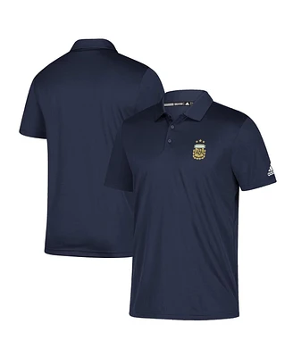 Adidas Men's Navy Argentina National Team Grind climalite Polo