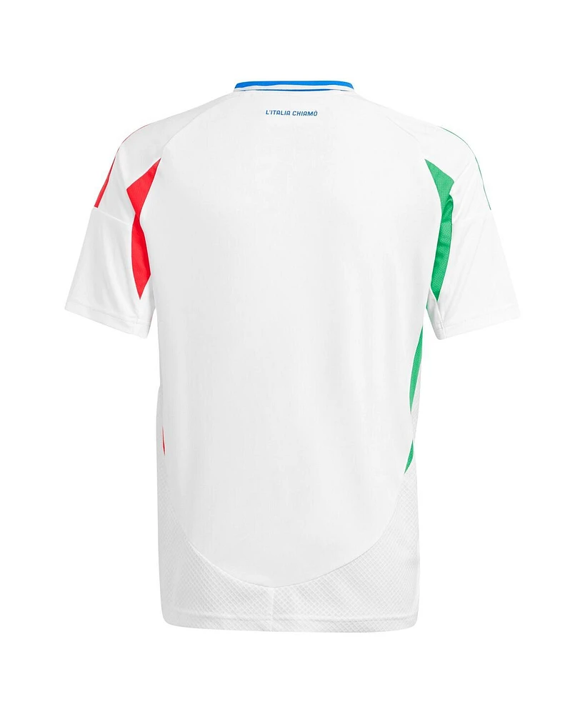 Adidas Big Boys and Girls White Italy National Team 2024 Away Replica Jersey