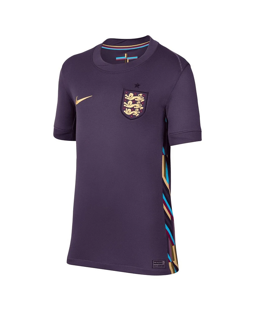 Nike Big Boys and Girls Purple England National Team 2024 Away Replica Blank Jersey