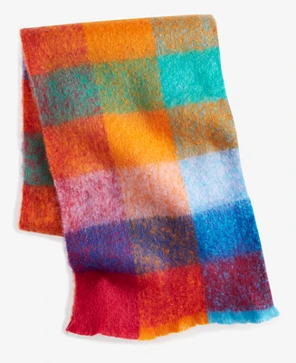 On 34th Women's Oversized Brushed Colorblocked Scarf, Created for Macy's