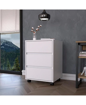 Fm Furniture Vienna 3 Drawer Filing Cabinet