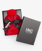 I.n.c. International Concepts Women's Beanie & Faux-Fur-Trim Gloves Boxed Gift Set, Created for Macy's