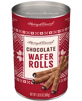 Harry & David Holiday Chocolate Wafer Rolls Tin, 24 Oz, 2 Pack