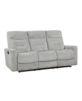 Homelegance White Label Borneo 81" Double Reclining Sofa