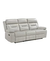 Homelegance White Label Corvallis 87" Double Reclining Sofa