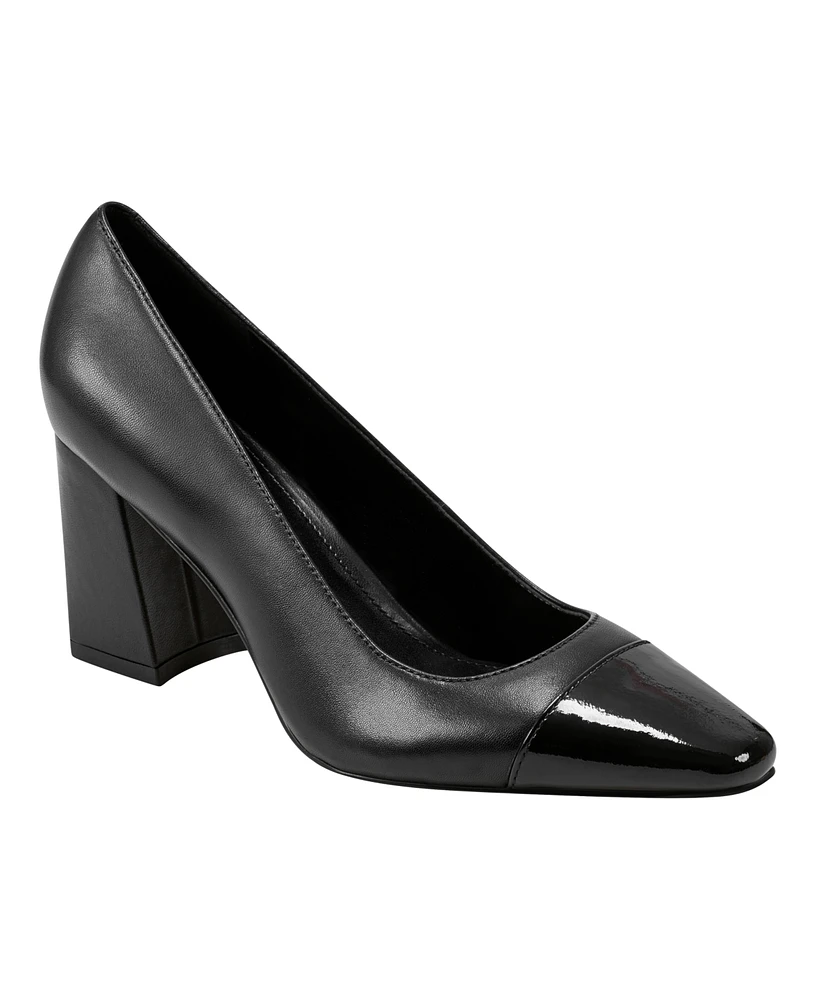 Marc Fisher Ltd Women's Vernie Slip-On Block Heel Dress Pumps