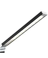 Jett Modern Desk Table Lamp 16 1/2" High with Usb Charging Port and Nightlight Led Black Aluminum Touch On Off Dimmer for Bedroom House Bedside Nights