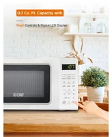 0.7 Cu. Ft. White Counter Top Microwave