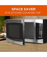 1.6 Cu. Ft. Counter Top Microwave, Stainless Steel