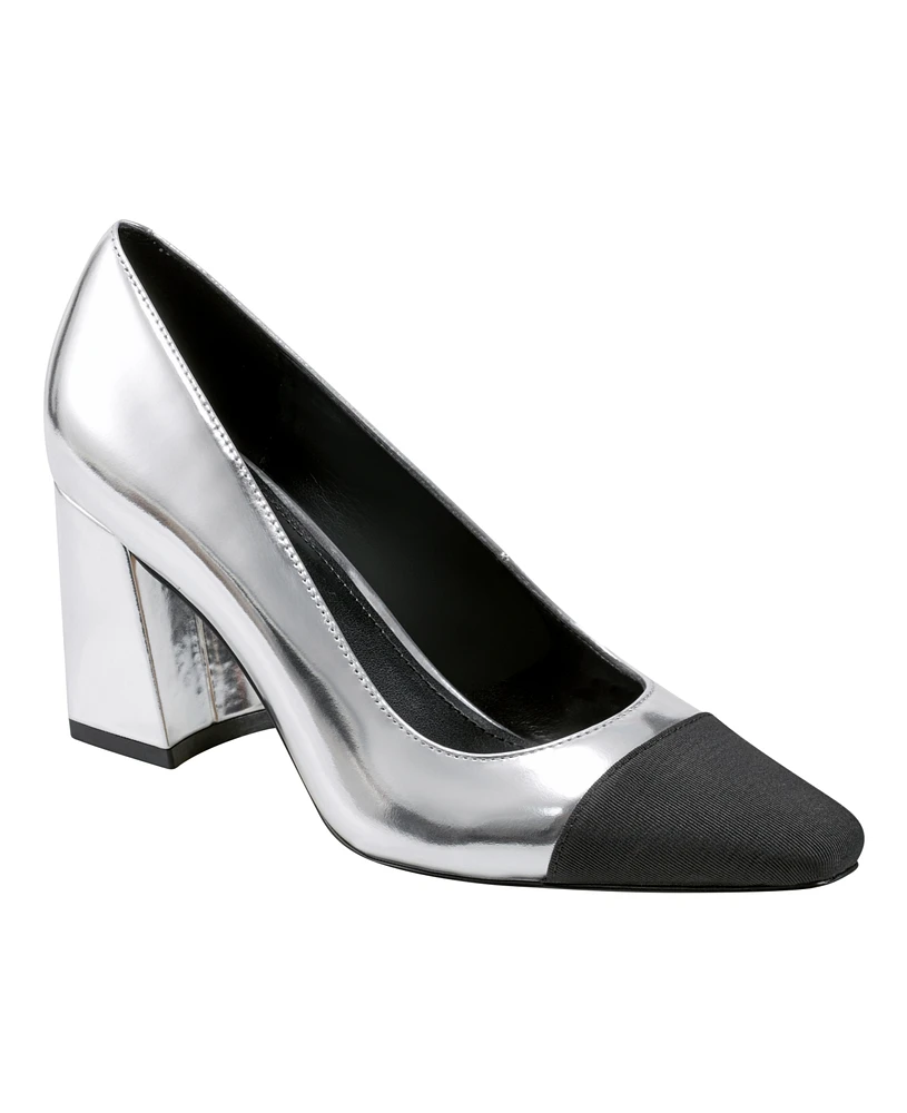 Marc Fisher Ltd Women's Vernie Slip-On Block Heel Dress Pumps