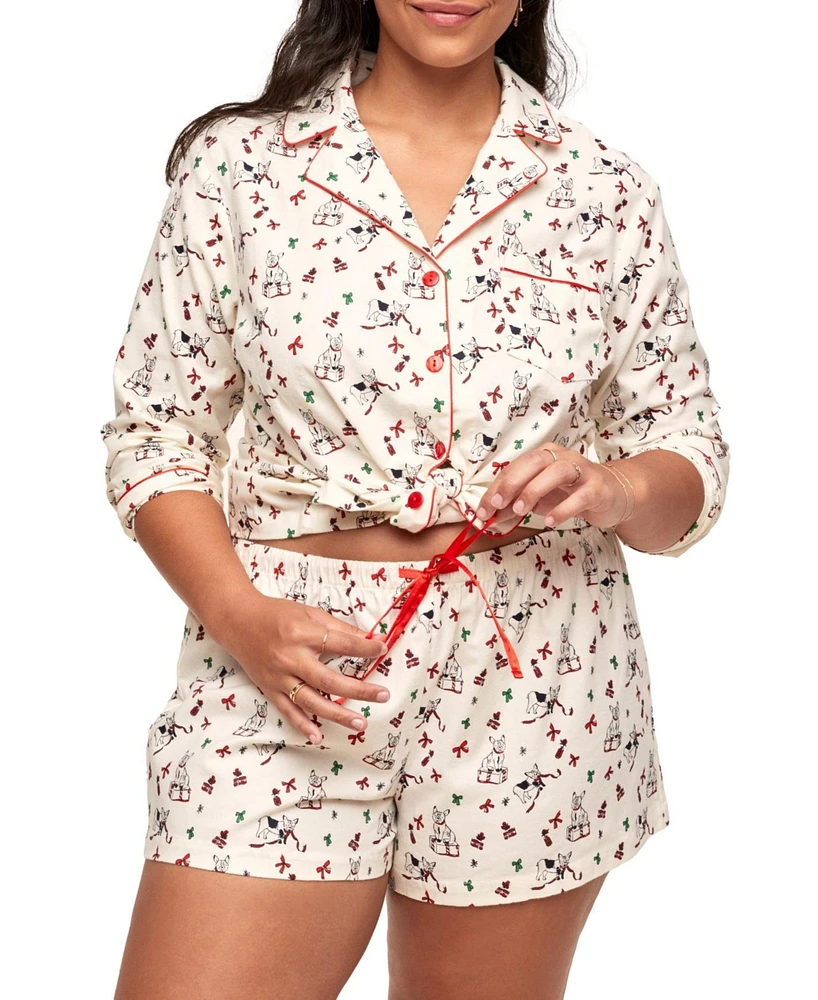 Adore Me Plus Size Maggie Pajama Set