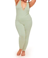 Adore Me Plus Diandra Tank & Pant Pajama Set