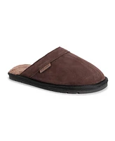 Muk Luks Men's Leather Goods By Abbott Slipper, Mahogany, 11