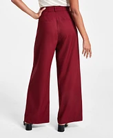 Bar Iii Petite Wide-Leg Pants