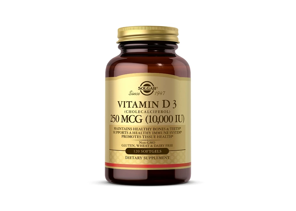 Solgar Vitamin D3-Cholecalciferol, 10,000 Iu, 120 S Gels