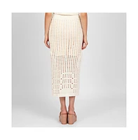 525 Women's Christina Open Stitch Midi Skirt