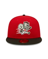 New Era Men's Red Richmond Flying Squirrels Theme Night 59FIFTY Fitted Hat