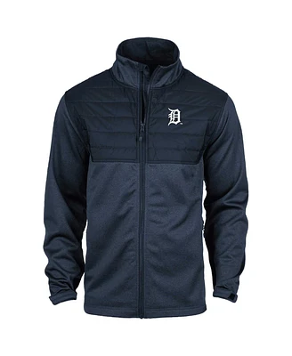 Dunbrooke Men's Heather Navy Detroit Tigers Explorer Full-Zip Jacket