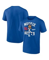 Fanatics Men's Mookie Betts Royal Los Angeles Dodgers Hometown Caricature T-Shirt