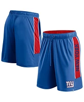 Fanatics Men's Royal New York Giants Win The Match Shorts