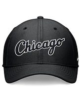 Nike Men's Black Chicago White Sox Primetime Performance SwooshFlex Hat