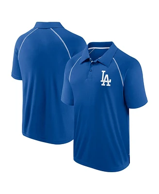 Fanatics Men's Royal Los Angeles Dodgers Strong Alone Raglan Polo