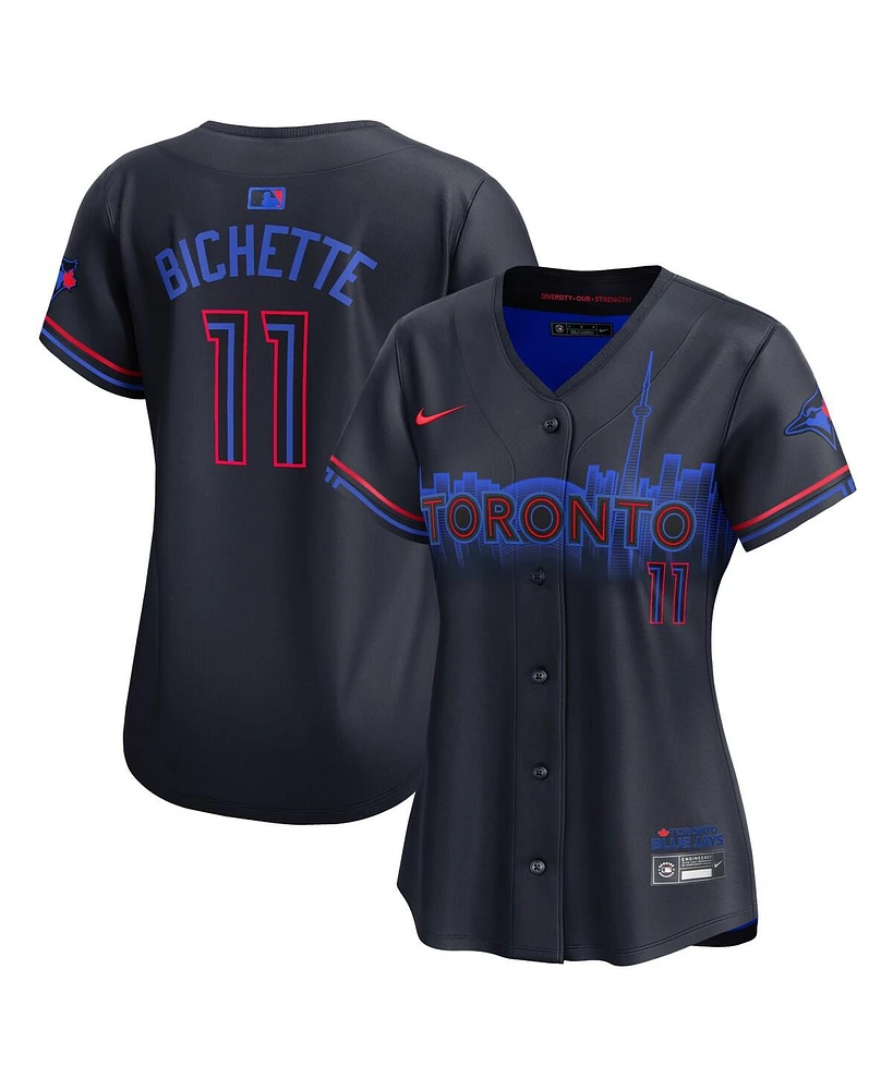 Nike Women's Bo Bichette Navy Toronto Blue Jays 2024 City Connect Limited Player Jersey