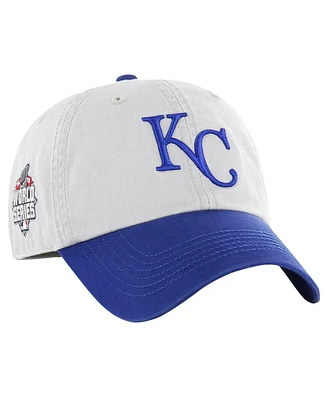 '47 Brand Men's Gray/Royal Kansas City Royals Sure Shot Classic Franchise Fitted Hat