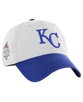 '47 Brand Men's Gray/Royal Kansas City Royals Sure Shot Classic Franchise Fitted Hat